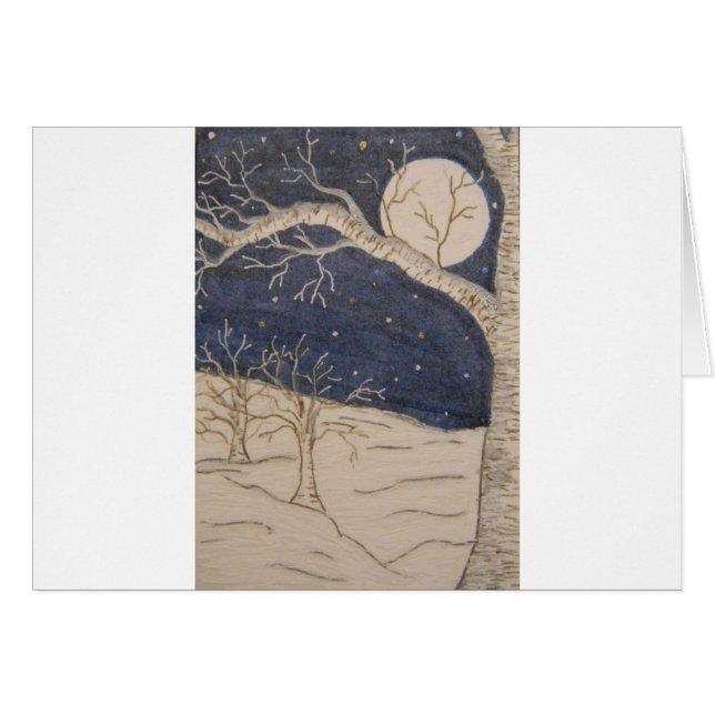 Winter-Nacht (Vorderseite (Horizontal))