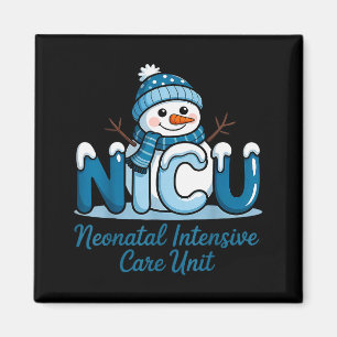 Winter-Nicu-Krankenschwester Weihnachtsmann Neonat Magnet