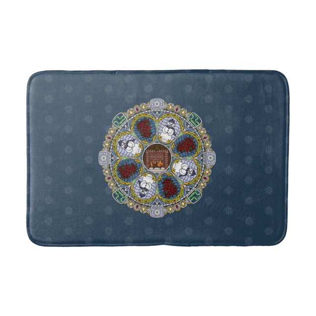 Winter Nouveau Bath Mat Badematte (Vorderseite)