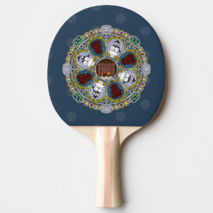 Winter Nouveau Ping Pong Paddle Tischtennis Schläger