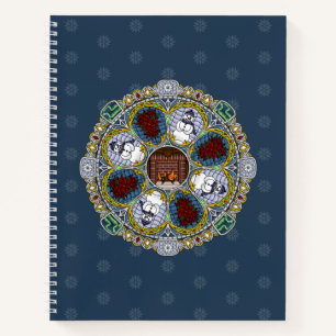 Winter Nouveau Spiral Notebook Notizbuch