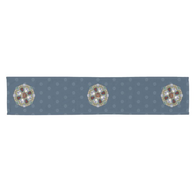 Winter Nouveau Table Runner Kurzer Tischläufer (Horizontal)