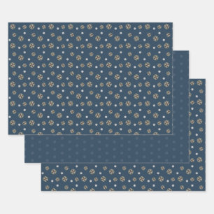 Winter Nouveau Wrapping Paper Set Geschenkpapier Set