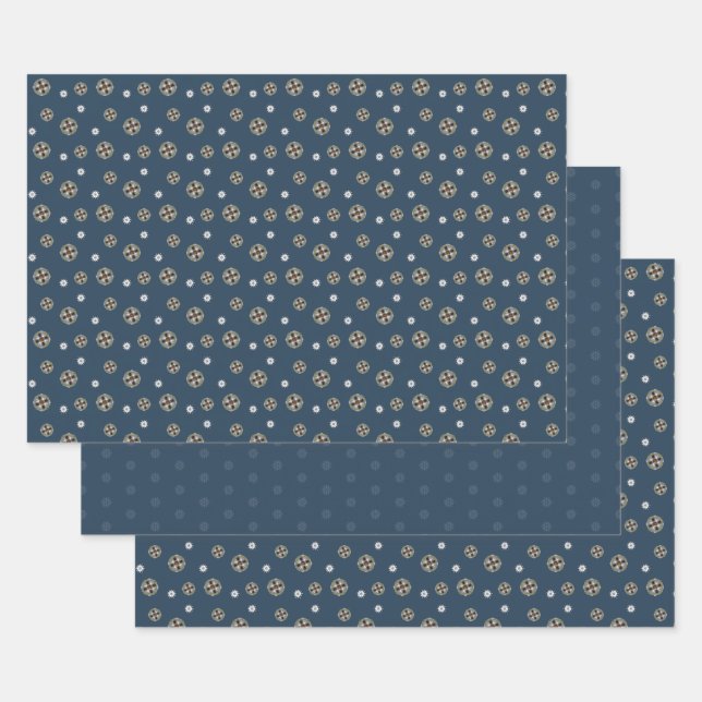 Winter Nouveau Wrapping Paper Set Geschenkpapier Set (Set)