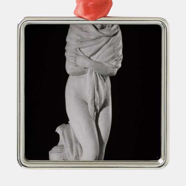 Winter oder die kühle Frau Ornament Aus Metall (Vorne)