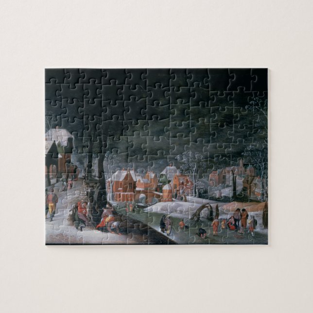 Winter (Öl auf Platte) (sehen Sie auch 166905, (Horizontal)
