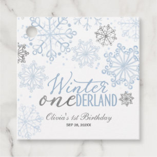 Winter Onederland 1. Geburtstag Geschenkanhänger