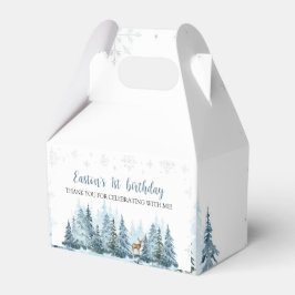 Winter Onederland Dee Birthday Party Fevor Box Geschenkschachtel