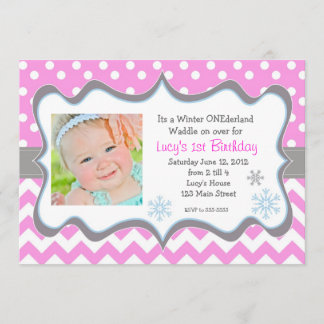 Winter ONEderland Einladung