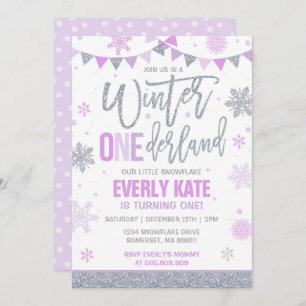 Winter ONEderland Einladung