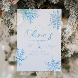 Winter Onederland Einladung zum Geburtstag