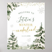 Winter Onederland Forest Erster Geburtstag Willkom