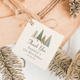 Winter ONEderland Geburtstag Danke Geschenkanhänger