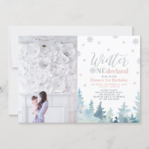Winter Onederland Girl 1. Geburtstag Foto