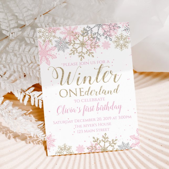 Winter ONEderland Invitation Einladung (Von Creator hochgeladen)
