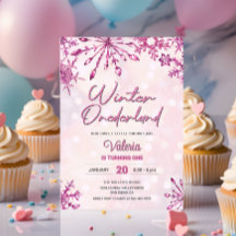 Winter Onederland Little Snowflake 1. Geburtstag
