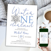 Winter ONEderland | Minimalistischer Jungen-Geburt