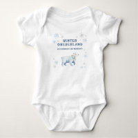 Winter Onederland Polar Bear 1. Geburtstag