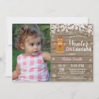 Winter Onederland Rustic Girl 1. Geburtstag