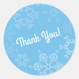 Winter Onederland Snowflake Kid 1. Geburtstag Part Runder Aufkleber