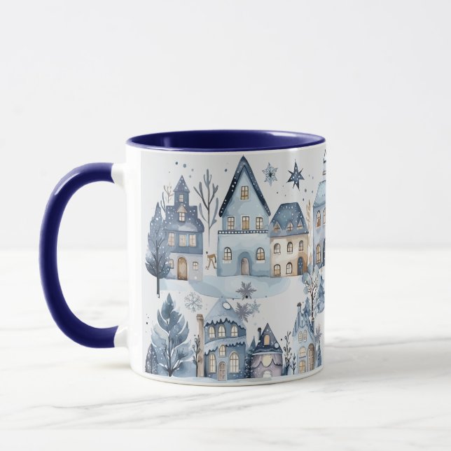 Winter Onederland Weihnachtshäuser Tasse (Links)