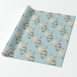 Winter-Ornament-Weihnachtsverpackungspapier Geschenkpapier