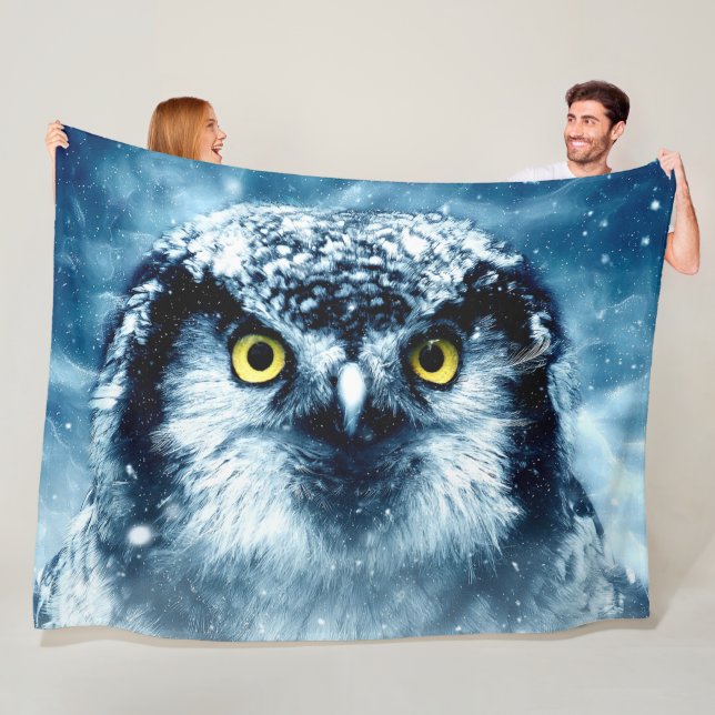 WINTER OWL FLEECEDECKE (Beispiel)