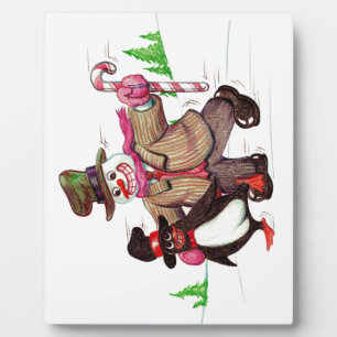 Winter Pals Fotoplatte