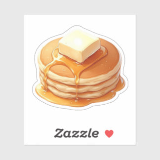 Winter Pancake Cozy Breakfast Aesthetic Sticker  