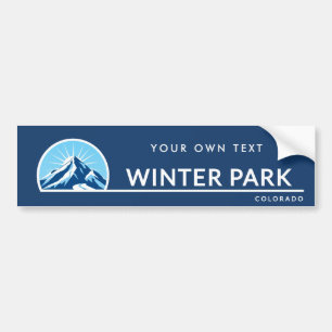 Winter Park Colorado Bergskigebiet Autoaufkleber