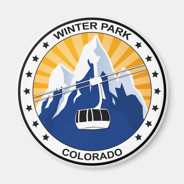 Winter Park Colorado Magnet (Vorne)