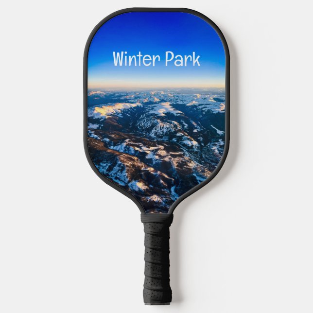 Winter Park Colorado Pickleball Schläger (Vorderseite)
