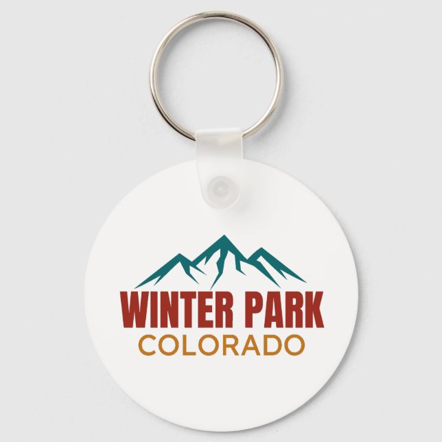 Winter Park Colorado Schlüsselanhänger (Vorderseite)