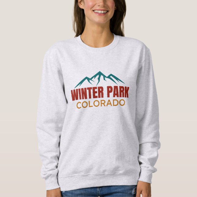 Winter Park Colorado Sweatshirt (Vorderseite)