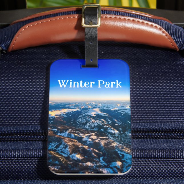 Winter Park Luggage Tag Gepäckanhänger (Vorderseite Insitu 2)