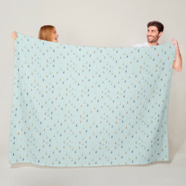 Winter Pattern Design Fleece Blanket