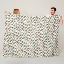 Winter Pattern Design Fleece Blanket