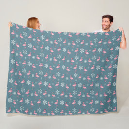 Winter Pattern Design Fleece Blanket