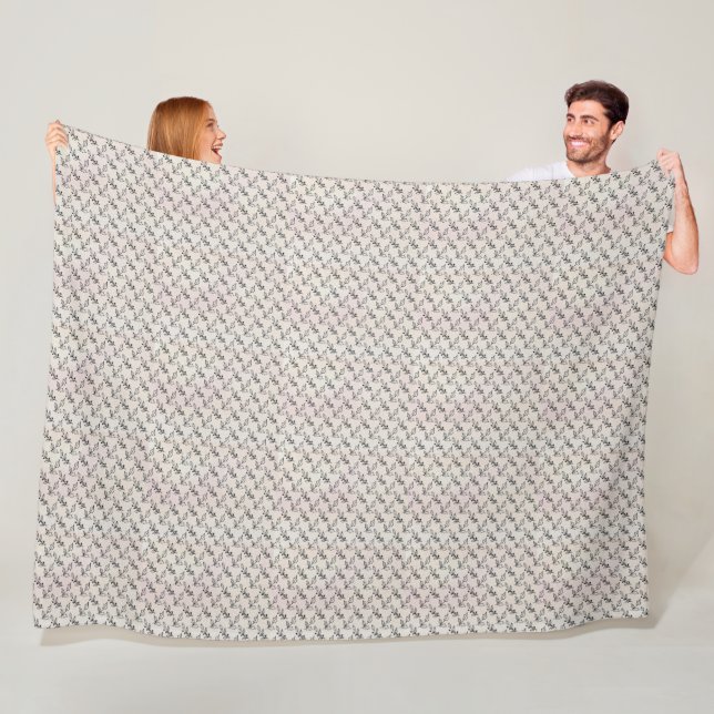 Winter Pattern Design Fleece Blanket (Beispiel)