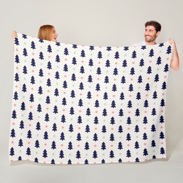 Winter Pattern Design Fleece Blanket (Beispiel)