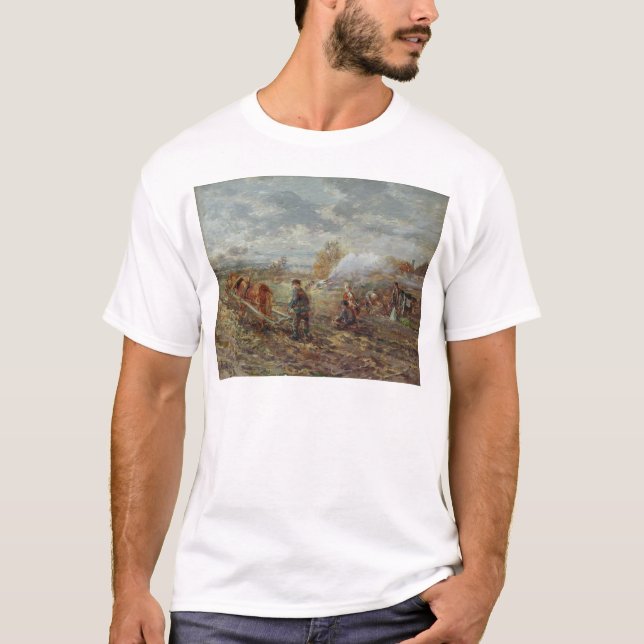 Winter-Pflügen T-Shirt (Vorderseite)