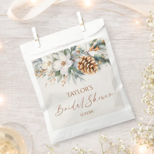 Winter Pine Pine Tree Brautparty Geschenktütchen