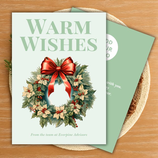  Winter Pine Team Holiday Card Feiertagskarte (Von Creator hochgeladen)