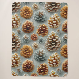 Winter Pinecones Harmonie Sherpadecke