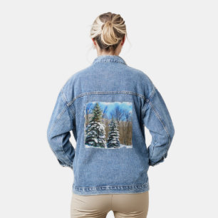 Winter Pines Jeansjacke