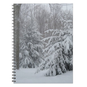 Winter Pines Notebook Notizblock