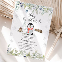 Winter Pinguin Baby Dusche