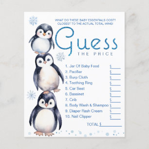 Winter Pinguin Baby Showhandbuch Flyer