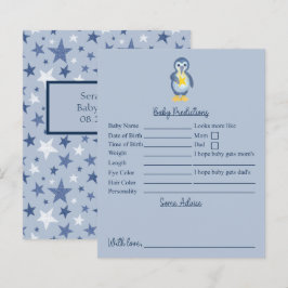 Winter Pinguin Kinderdusche Vorhersagen und Ratsch