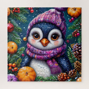 Winter-Pinguin-Rätsel für Kinder und Familienspaß